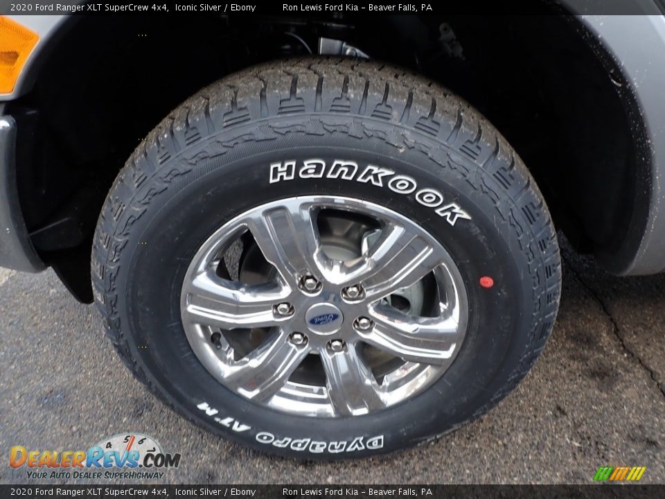 2020 Ford Ranger XLT SuperCrew 4x4 Iconic Silver / Ebony Photo #9