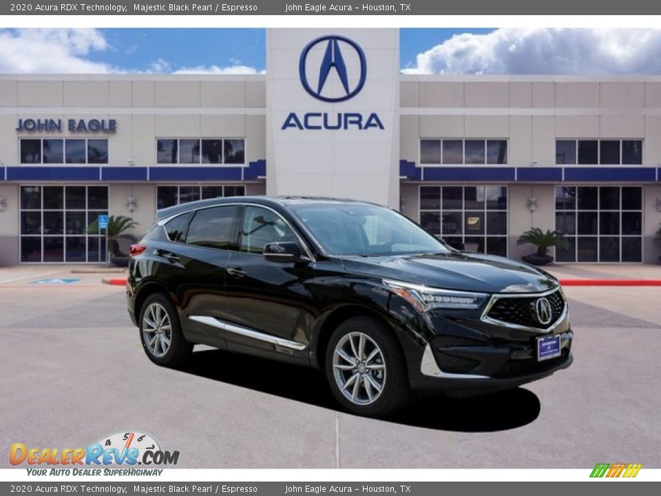 2020 Acura RDX Technology Majestic Black Pearl / Espresso Photo #1
