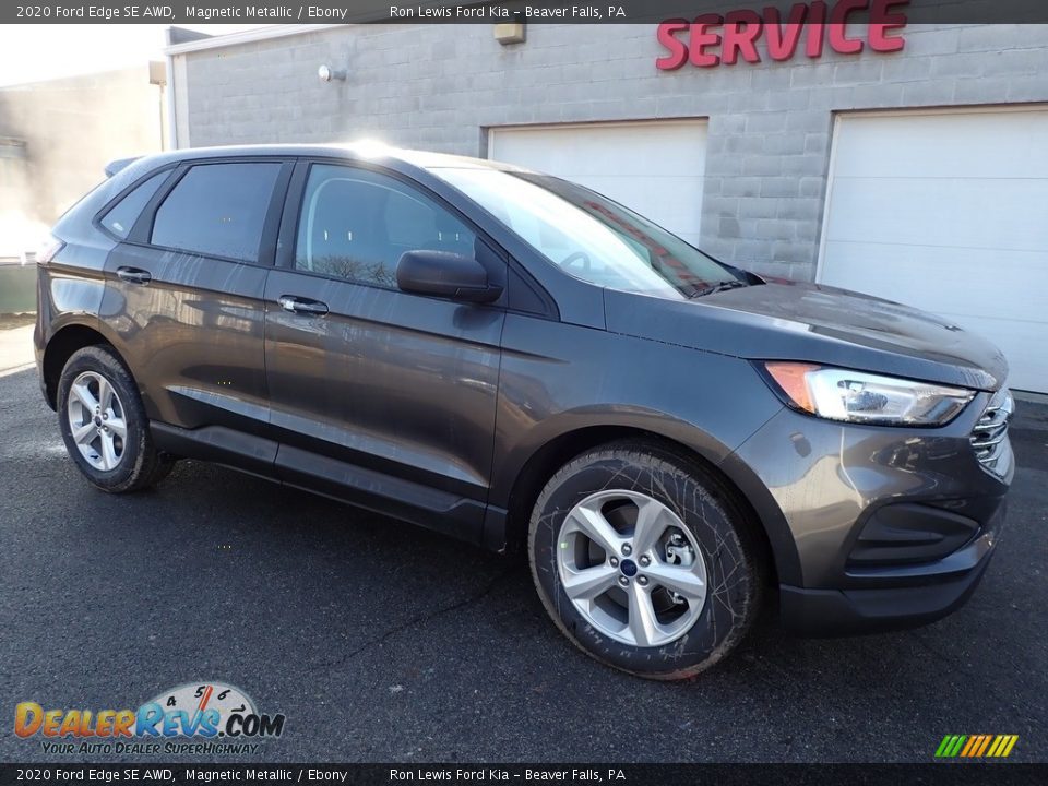 2020 Ford Edge SE AWD Magnetic Metallic / Ebony Photo #9