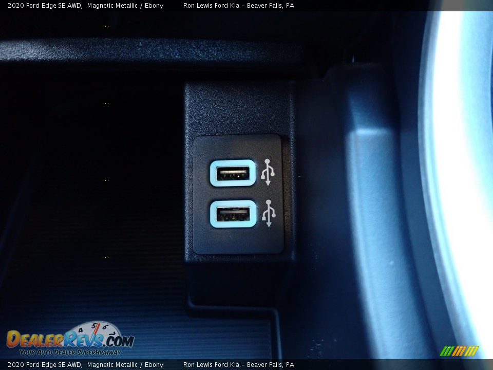 2020 Ford Edge SE AWD Magnetic Metallic / Ebony Photo #18