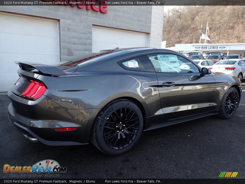 2020 Ford Mustang GT Premium Fastback Magnetic / Ebony Photo #2