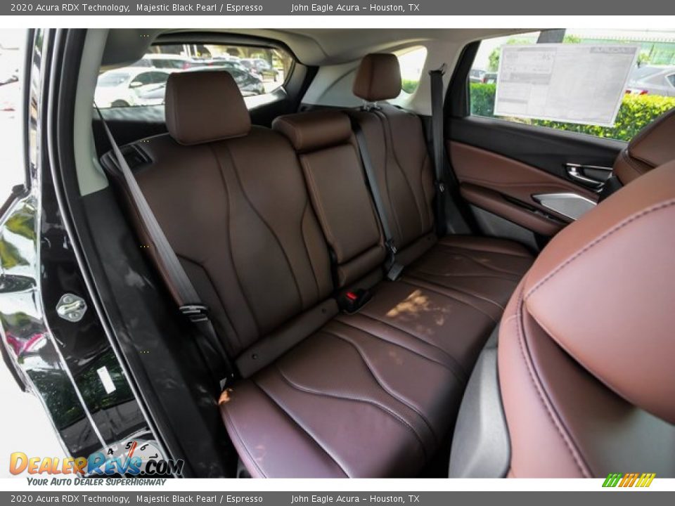 2020 Acura RDX Technology Majestic Black Pearl / Espresso Photo #21