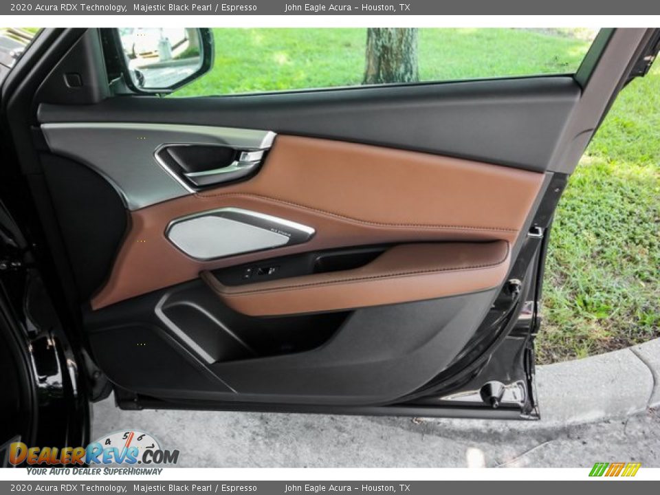 2020 Acura RDX Technology Majestic Black Pearl / Espresso Photo #22