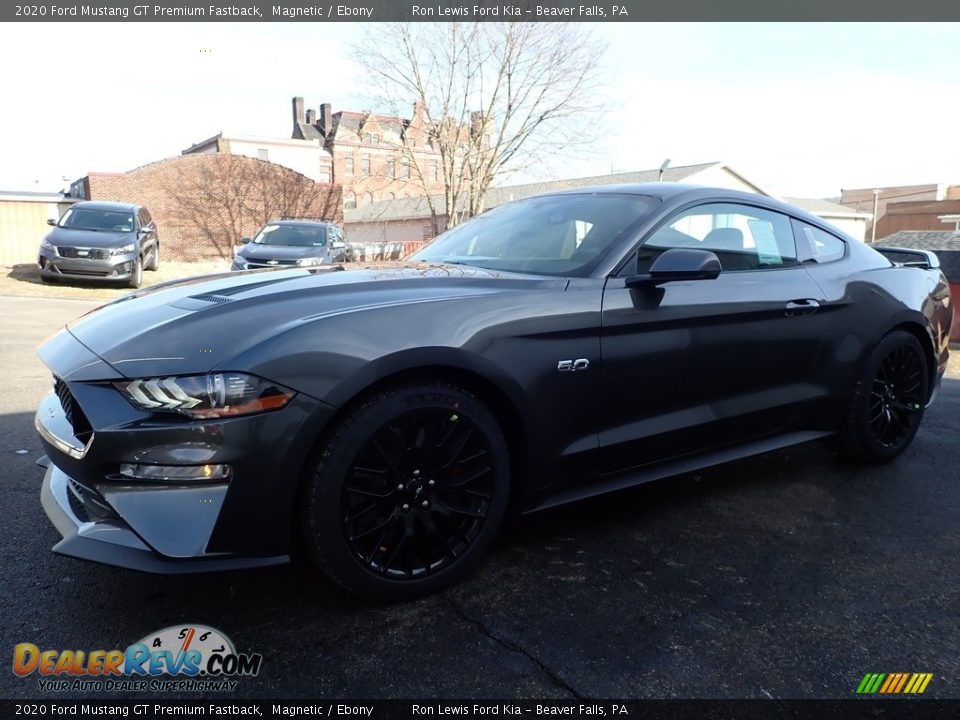 2020 Ford Mustang GT Premium Fastback Magnetic / Ebony Photo #6