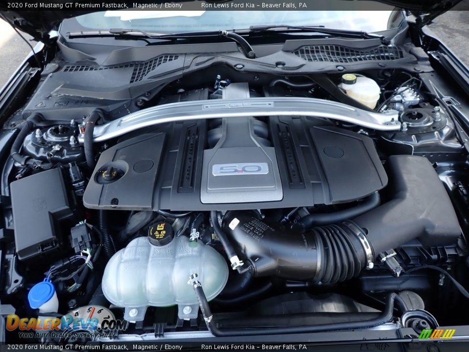 2020 Ford Mustang GT Premium Fastback 5.0 Liter DOHC 32-Valve Ti-VCT V8 Engine Photo #8