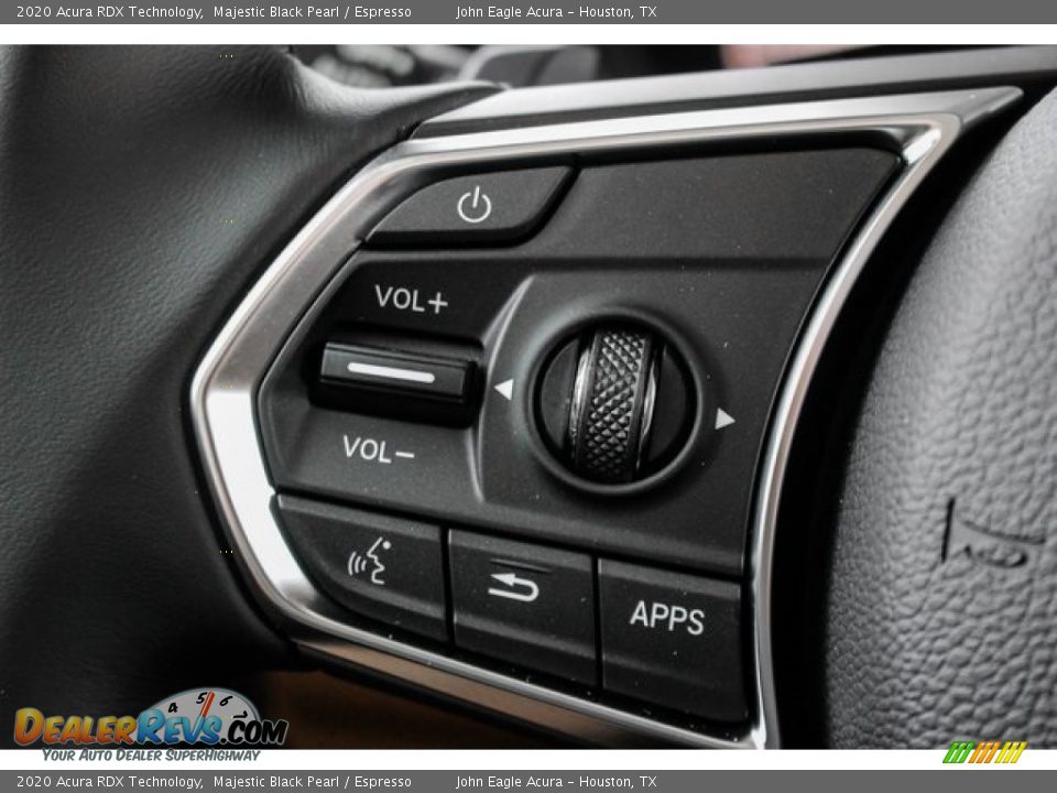 2020 Acura RDX Technology Majestic Black Pearl / Espresso Photo #33
