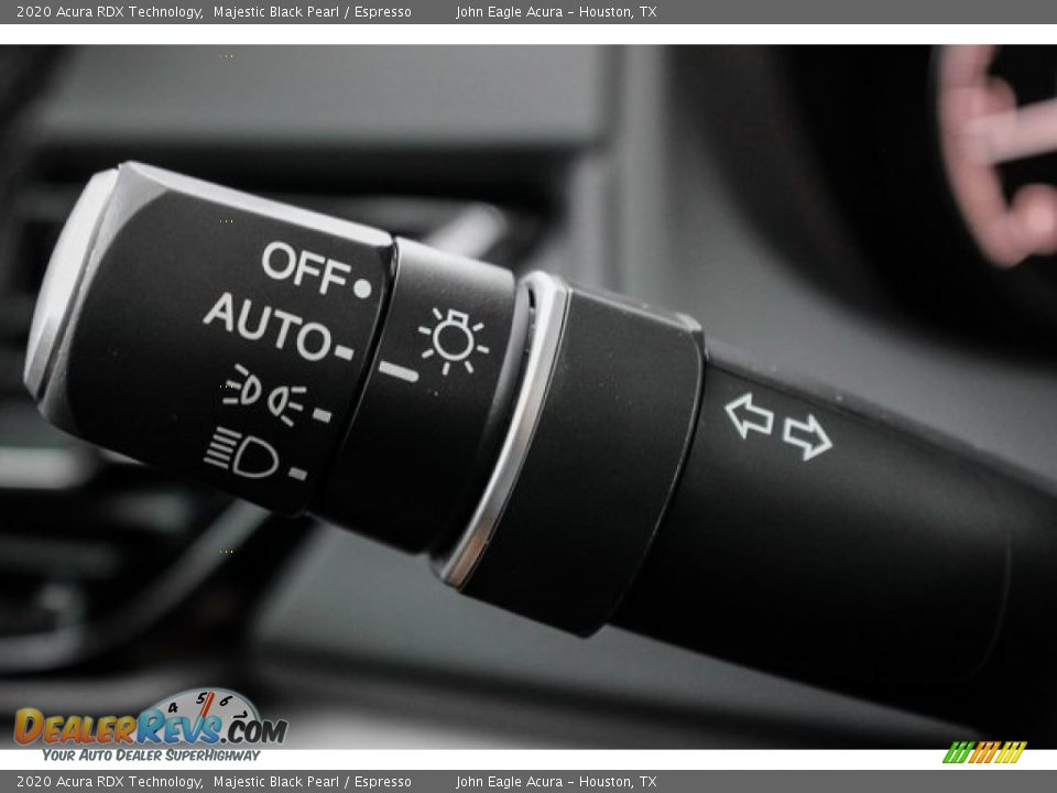 2020 Acura RDX Technology Majestic Black Pearl / Espresso Photo #35