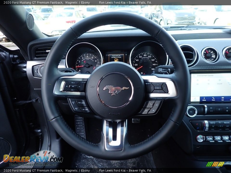 2020 Ford Mustang GT Premium Fastback Steering Wheel Photo #17