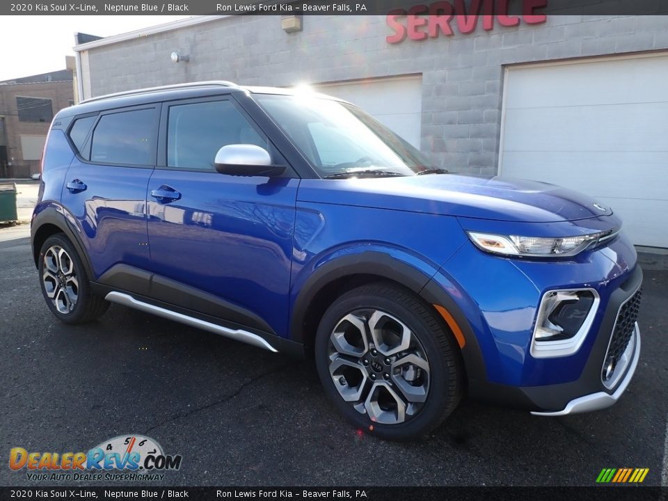 Neptune Blue 2020 Kia Soul X-Line Photo #9