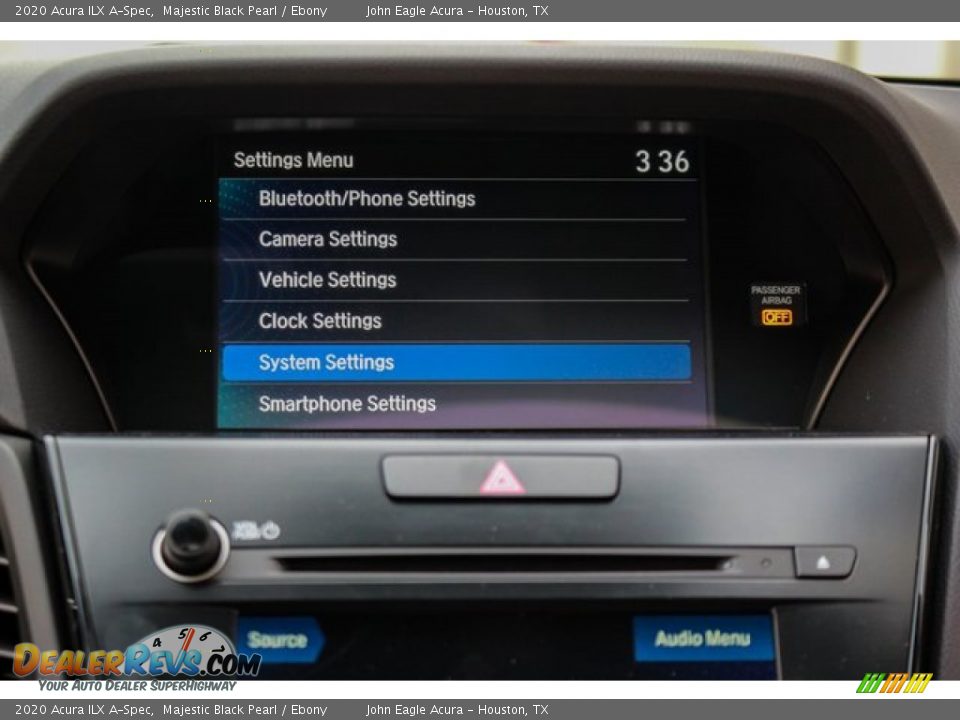 2020 Acura ILX A-Spec Majestic Black Pearl / Ebony Photo #25