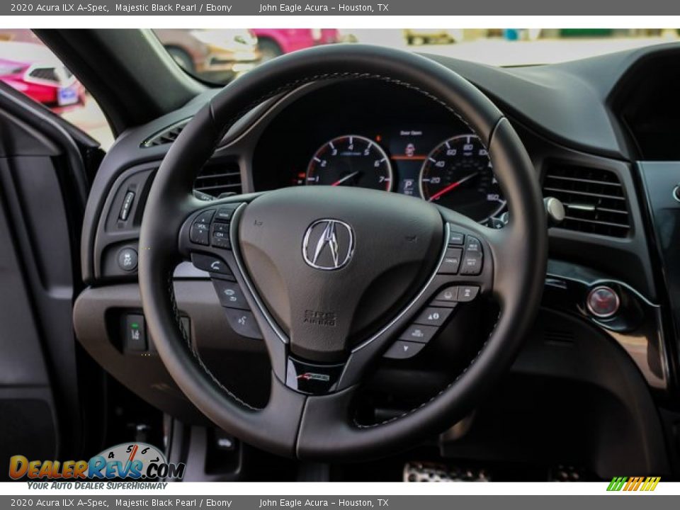 2020 Acura ILX A-Spec Majestic Black Pearl / Ebony Photo #28