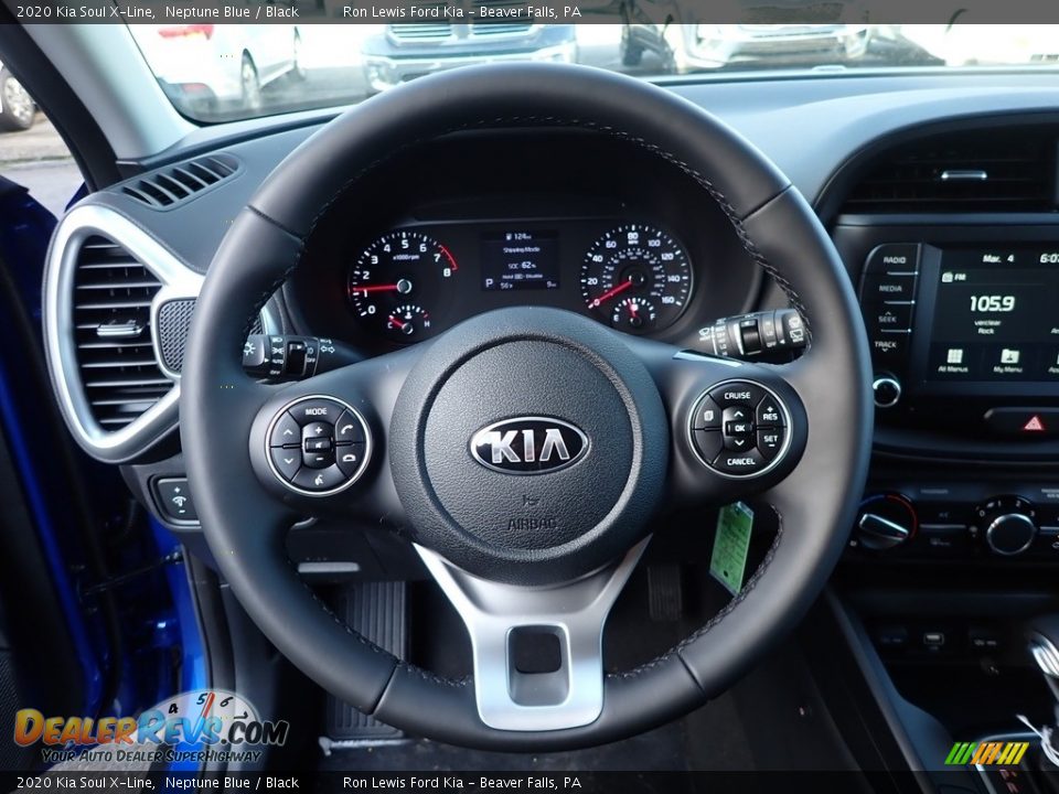 2020 Kia Soul X-Line Neptune Blue / Black Photo #17