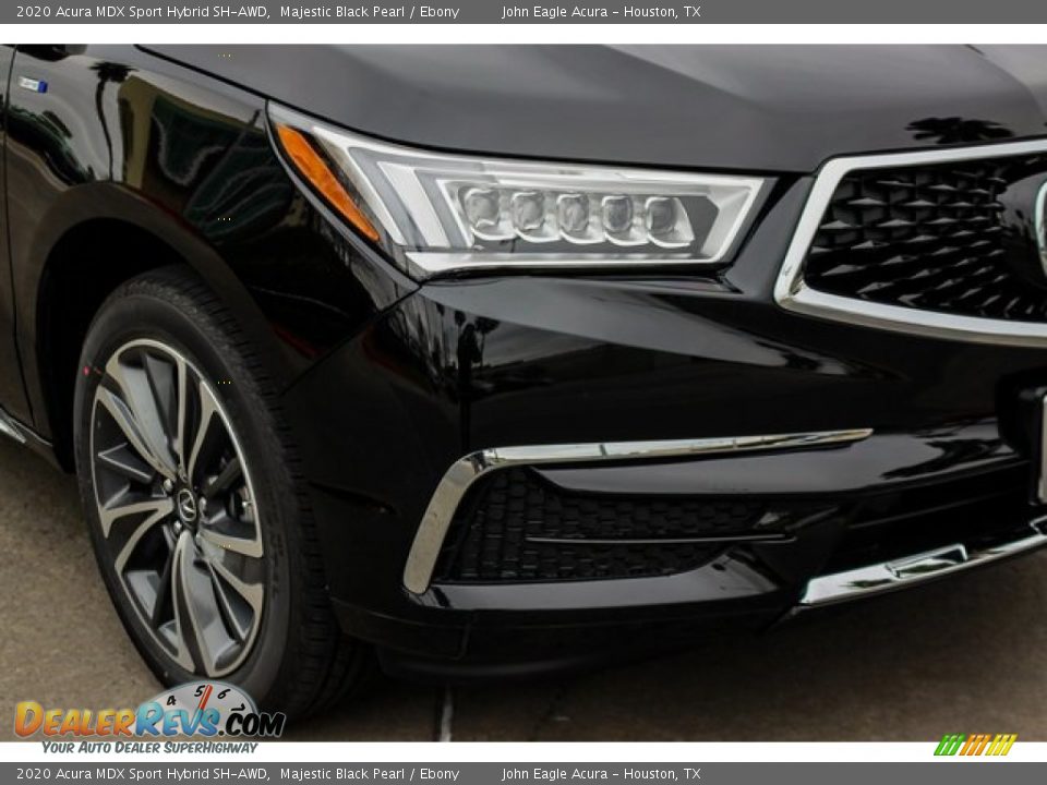 2020 Acura MDX Sport Hybrid SH-AWD Majestic Black Pearl / Ebony Photo #10