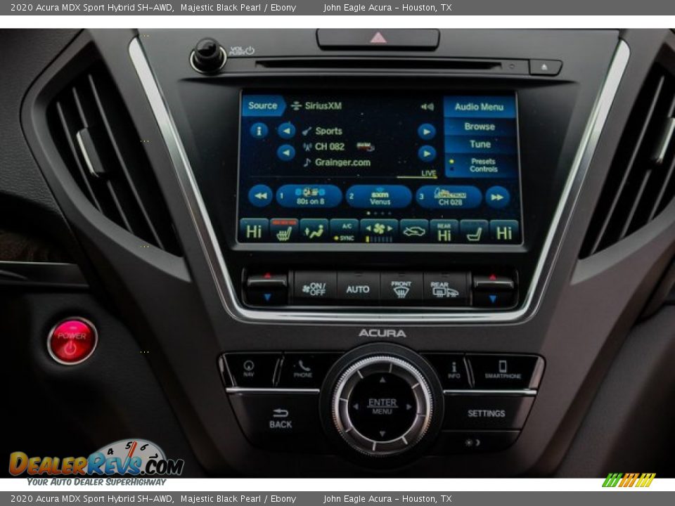 2020 Acura MDX Sport Hybrid SH-AWD Majestic Black Pearl / Ebony Photo #28