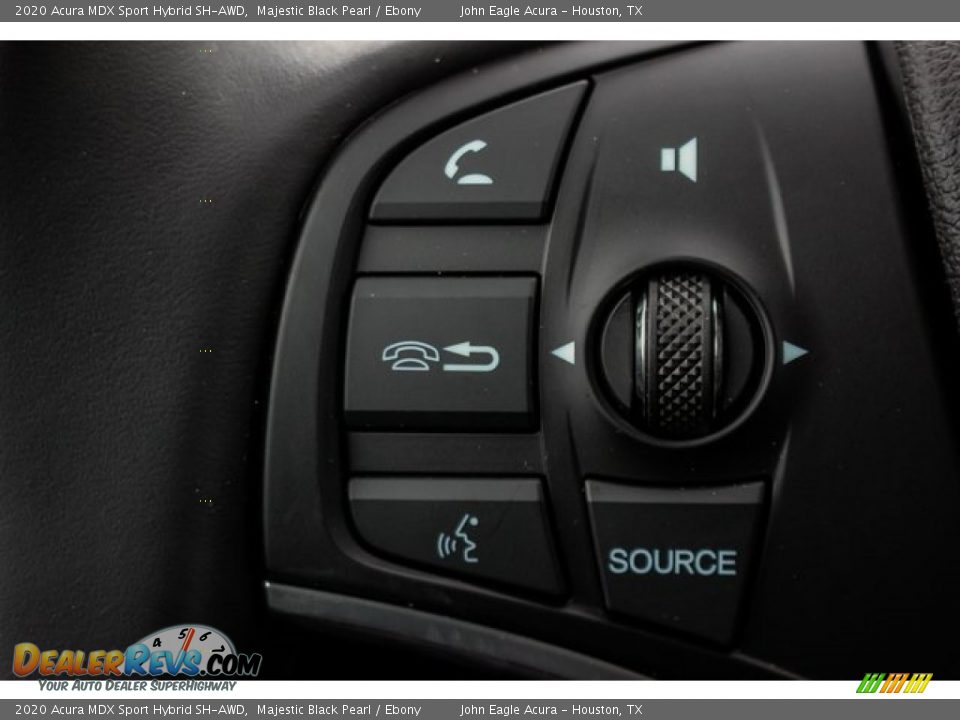 2020 Acura MDX Sport Hybrid SH-AWD Majestic Black Pearl / Ebony Photo #35