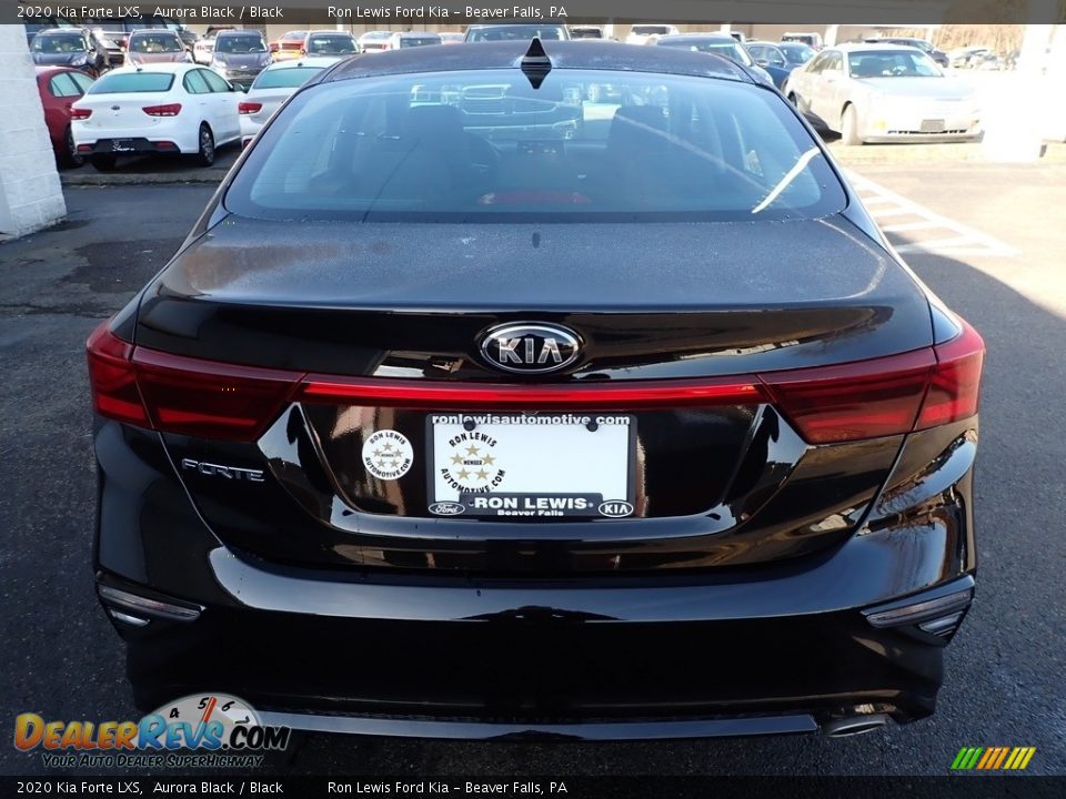 2020 Kia Forte LXS Aurora Black / Black Photo #3