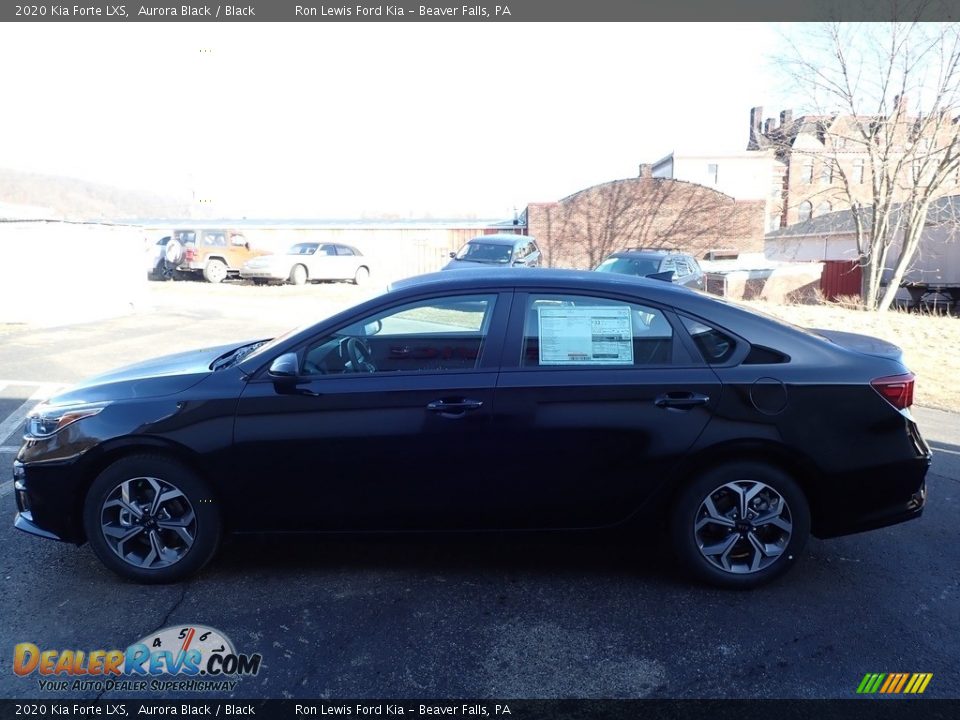 2020 Kia Forte LXS Aurora Black / Black Photo #6