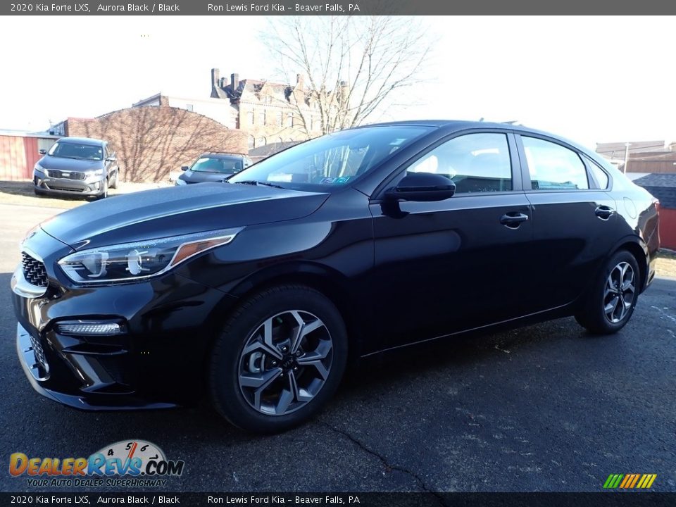 2020 Kia Forte LXS Aurora Black / Black Photo #7