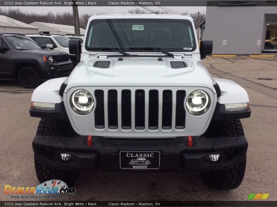 2020 Jeep Gladiator Rubicon 4x4 Bright White / Black Photo #4