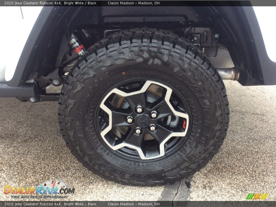 2020 Jeep Gladiator Rubicon 4x4 Bright White / Black Photo #10