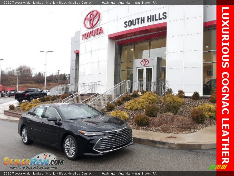 2020 Toyota Avalon Limited Midnight Black Metallic / Cognac Photo #1