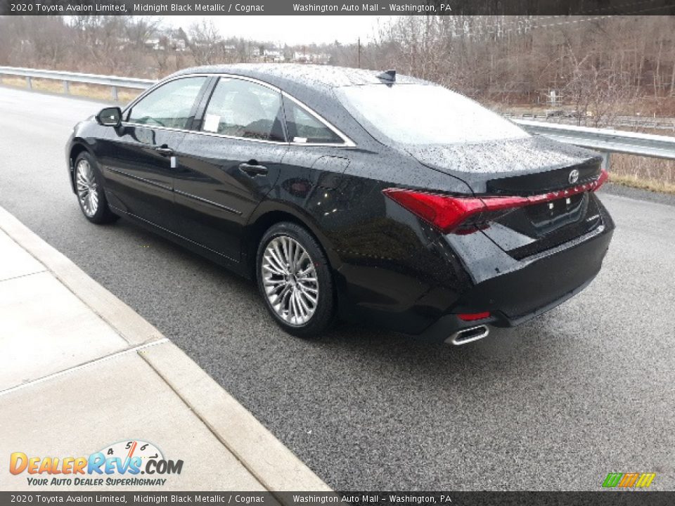 2020 Toyota Avalon Limited Midnight Black Metallic / Cognac Photo #2