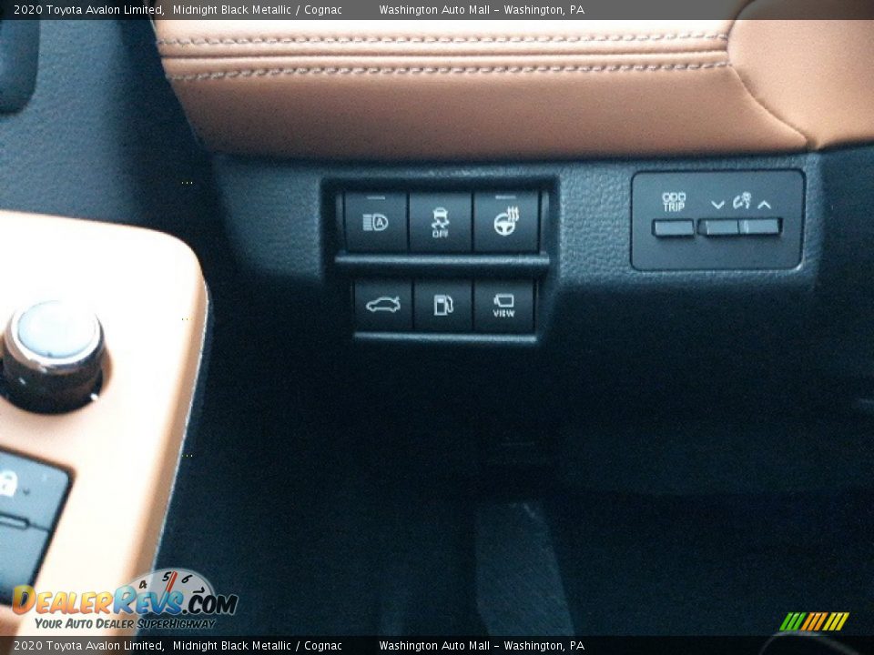2020 Toyota Avalon Limited Midnight Black Metallic / Cognac Photo #9