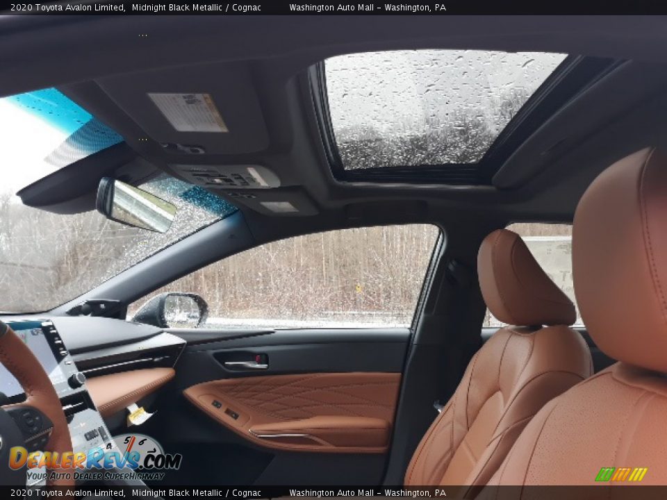 2020 Toyota Avalon Limited Midnight Black Metallic / Cognac Photo #24