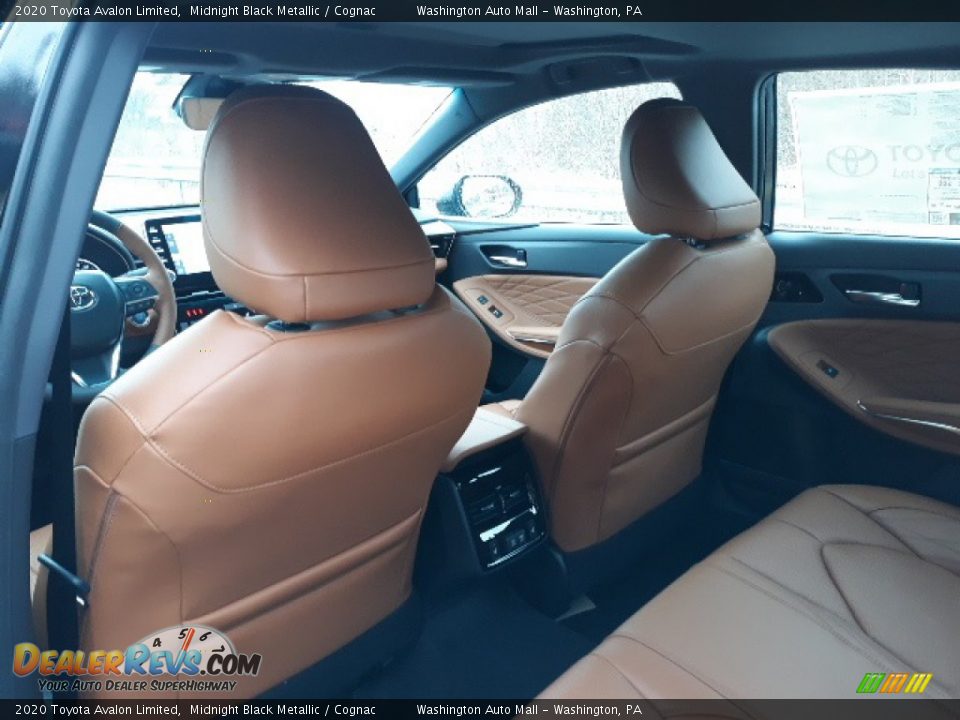 2020 Toyota Avalon Limited Midnight Black Metallic / Cognac Photo #28