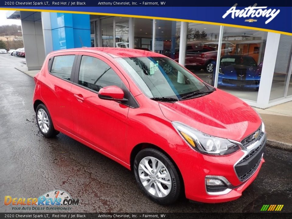 2020 Chevrolet Spark LT Red Hot / Jet Black Photo #1