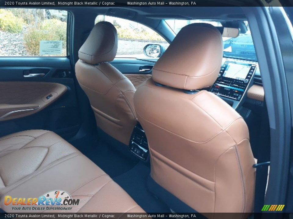 2020 Toyota Avalon Limited Midnight Black Metallic / Cognac Photo #34