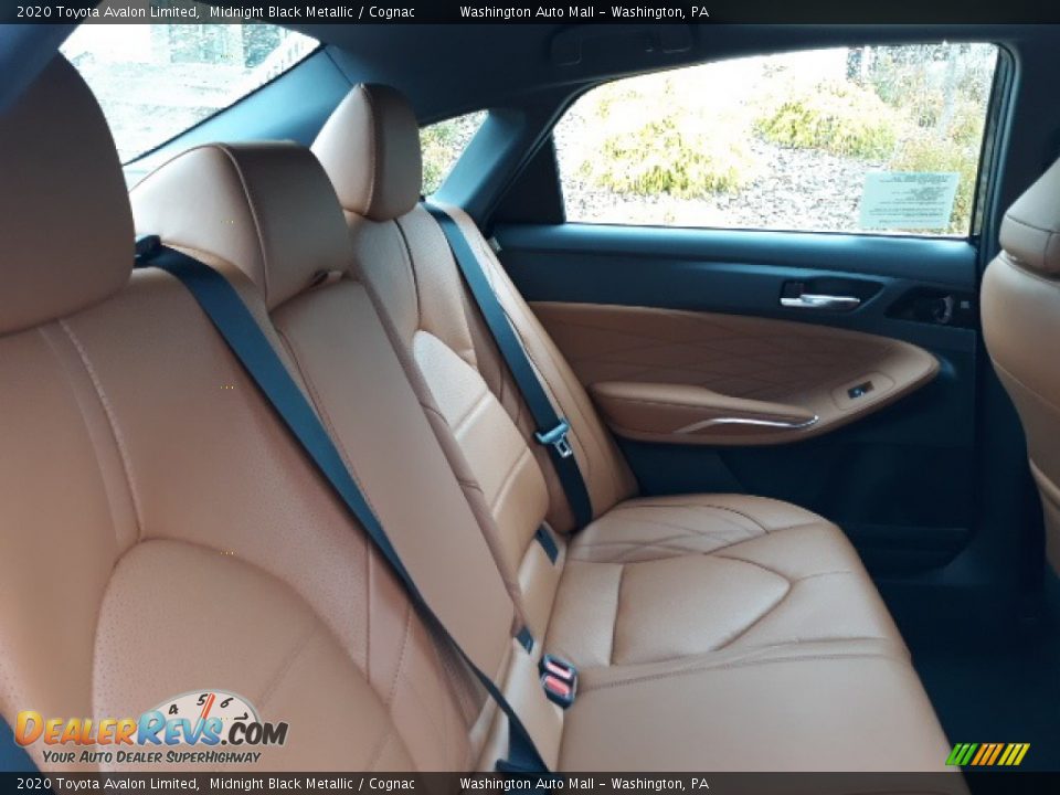2020 Toyota Avalon Limited Midnight Black Metallic / Cognac Photo #35
