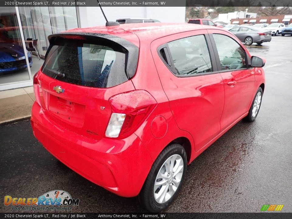 2020 Chevrolet Spark LT Red Hot / Jet Black Photo #4