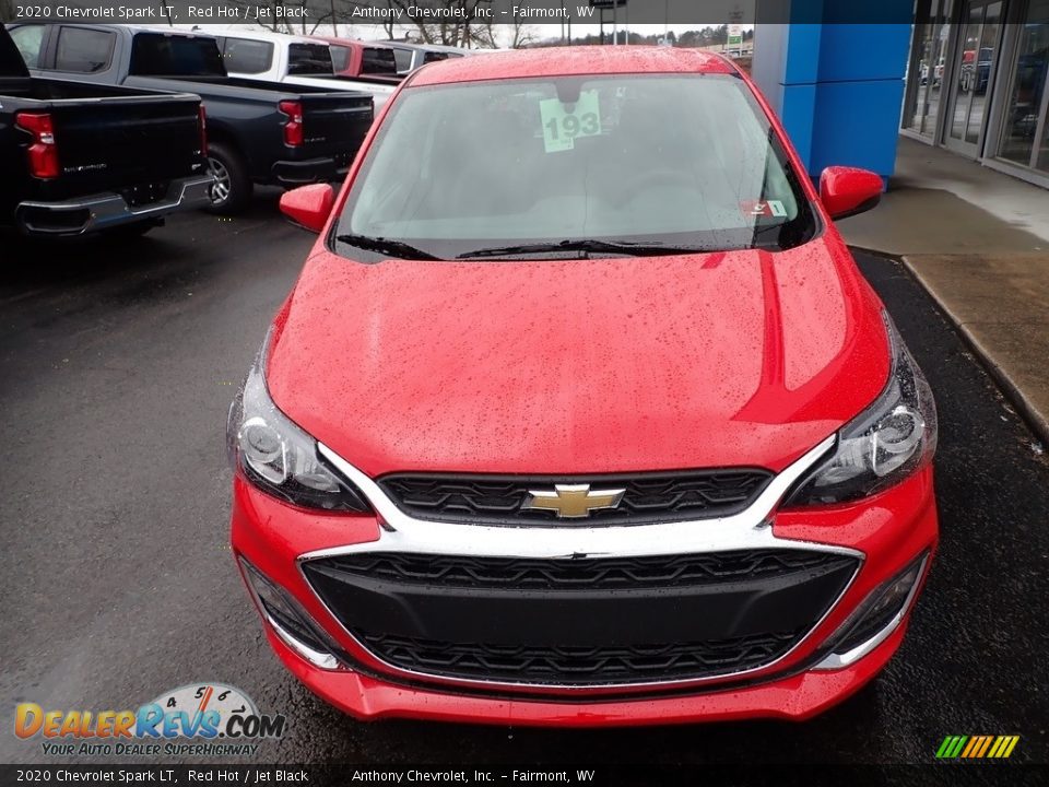 2020 Chevrolet Spark LT Red Hot / Jet Black Photo #9