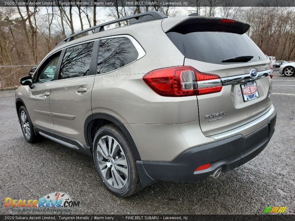 2020 Subaru Ascent Limited Tungsten Metallic / Warm Ivory Photo #4