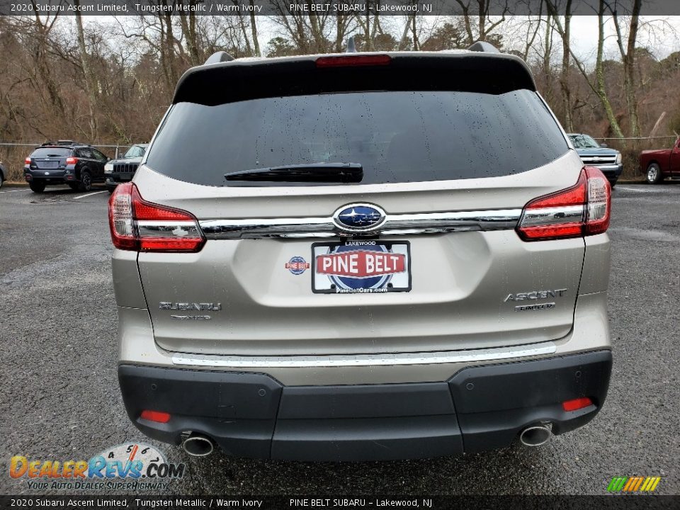 2020 Subaru Ascent Limited Tungsten Metallic / Warm Ivory Photo #5