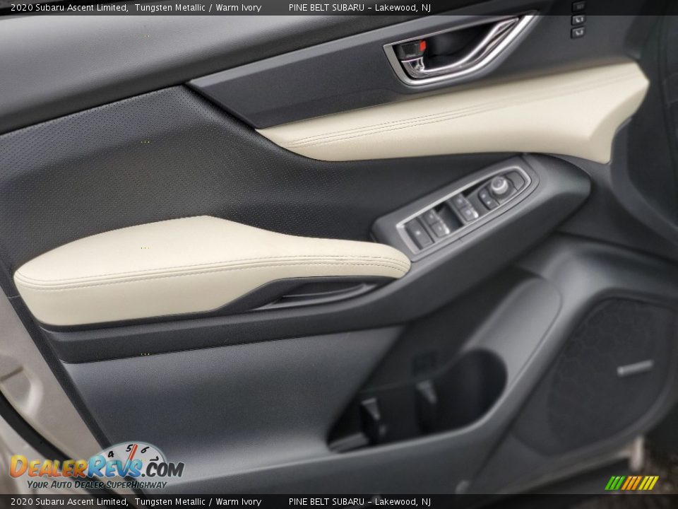 2020 Subaru Ascent Limited Tungsten Metallic / Warm Ivory Photo #8