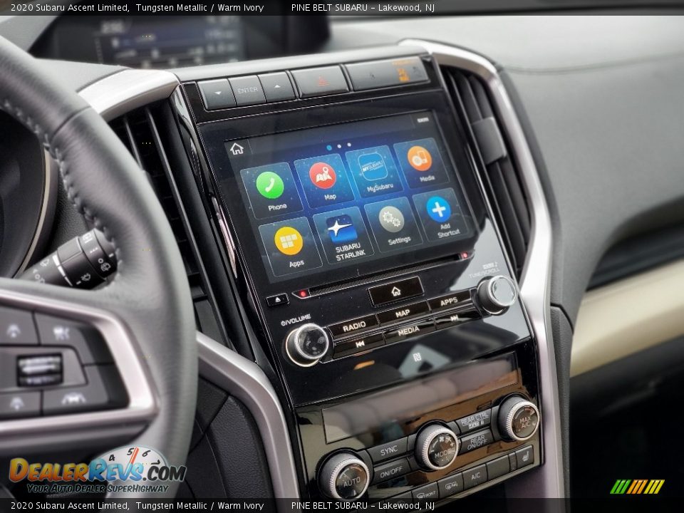 2020 Subaru Ascent Limited Tungsten Metallic / Warm Ivory Photo #10