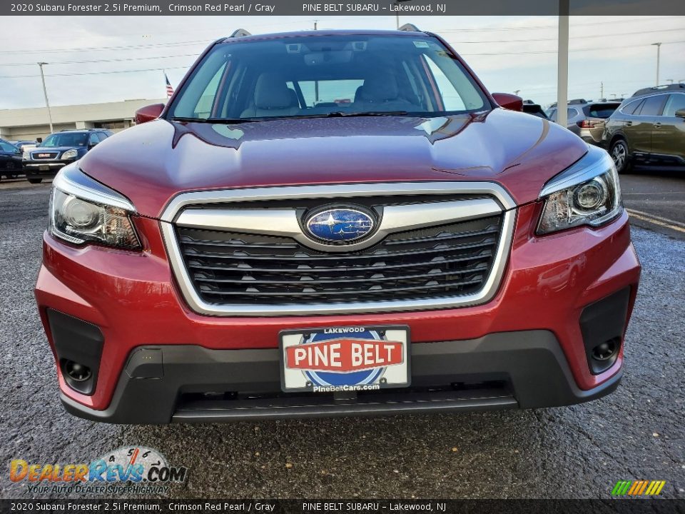 2020 Subaru Forester 2.5i Premium Crimson Red Pearl / Gray Photo #2