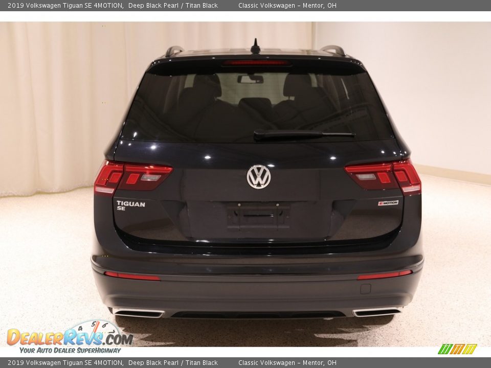 2019 Volkswagen Tiguan SE 4MOTION Deep Black Pearl / Titan Black Photo #19