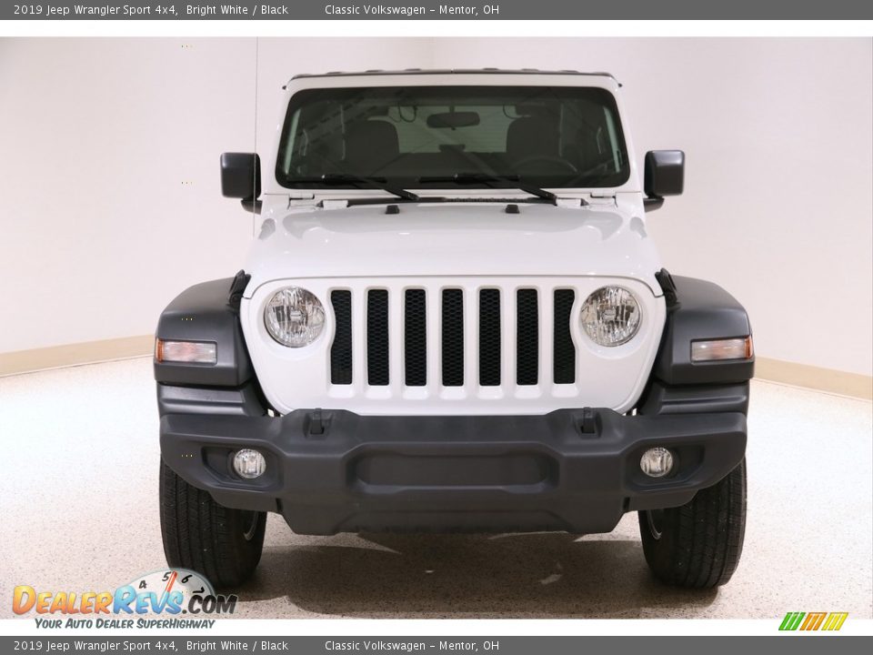 2019 Jeep Wrangler Sport 4x4 Bright White / Black Photo #2