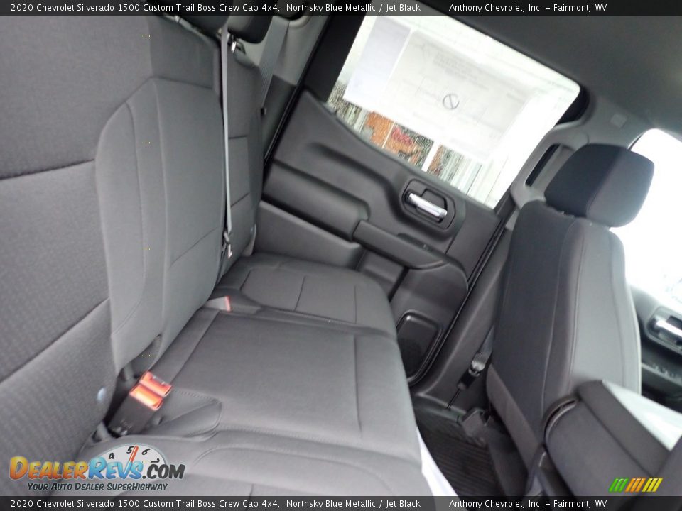 2020 Chevrolet Silverado 1500 Custom Trail Boss Crew Cab 4x4 Northsky Blue Metallic / Jet Black Photo #10