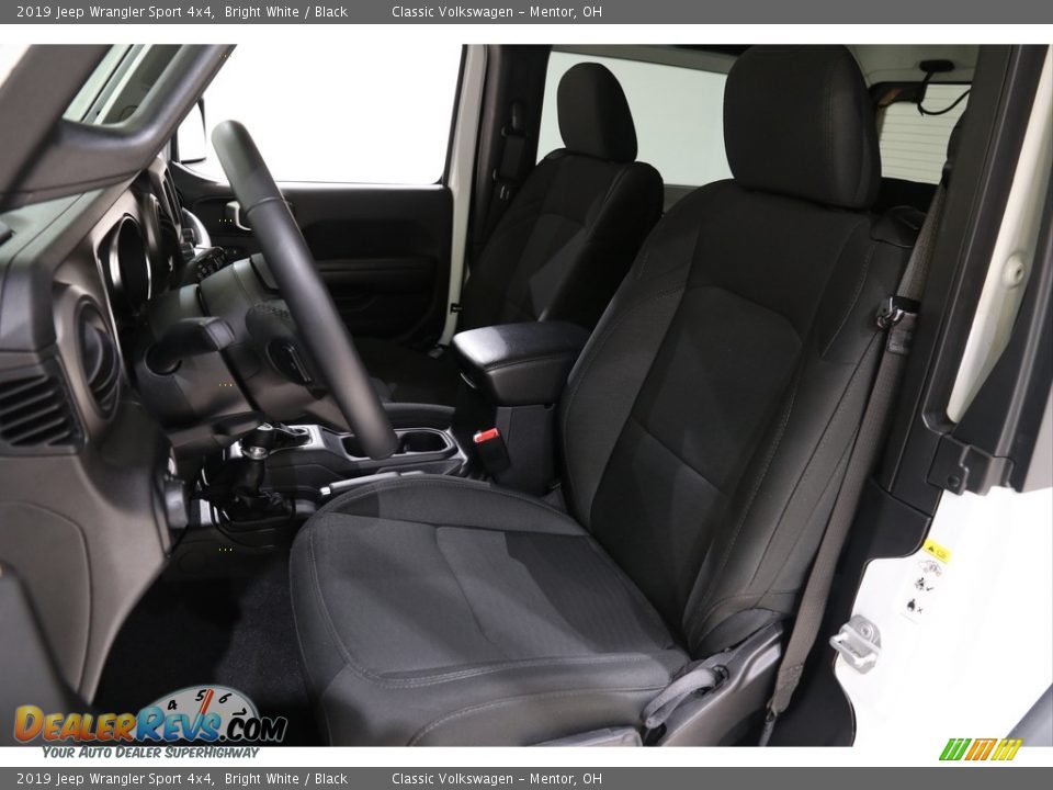 2019 Jeep Wrangler Sport 4x4 Bright White / Black Photo #5