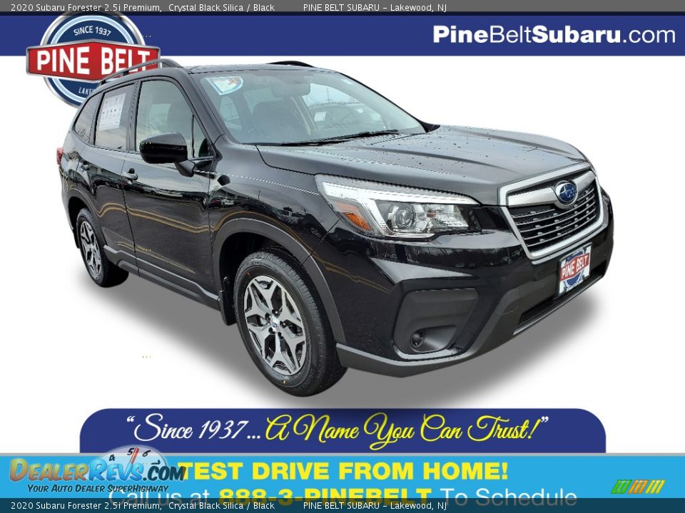 2020 Subaru Forester 2.5i Premium Crystal Black Silica / Black Photo #1