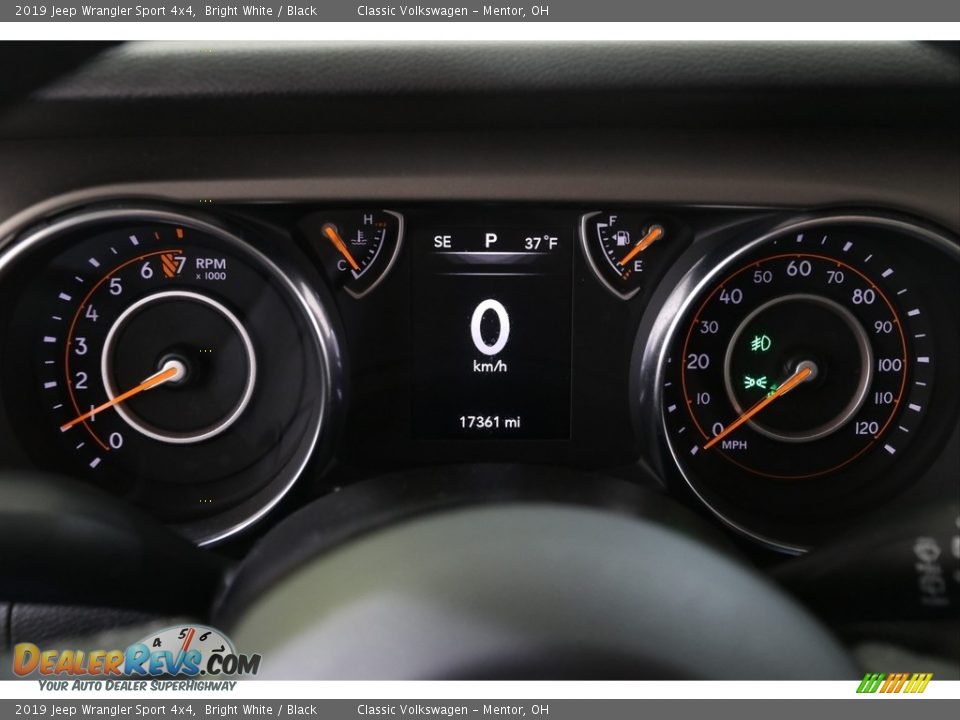 2019 Jeep Wrangler Sport 4x4 Bright White / Black Photo #8