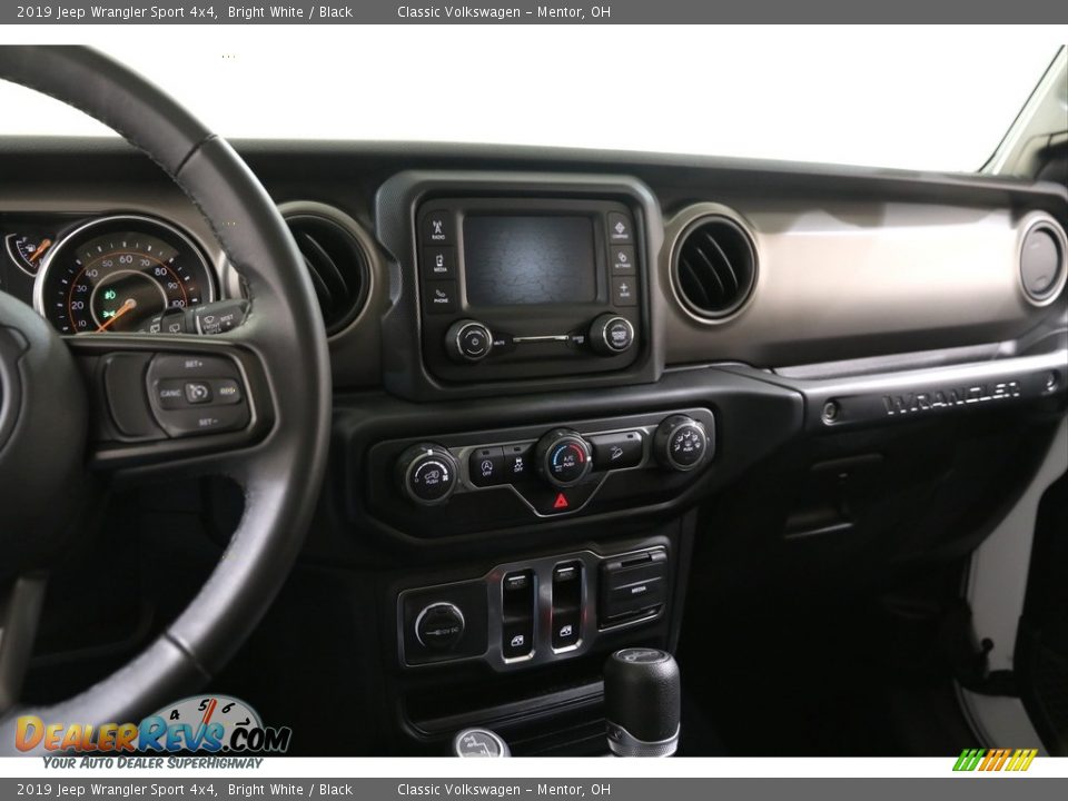 2019 Jeep Wrangler Sport 4x4 Bright White / Black Photo #9