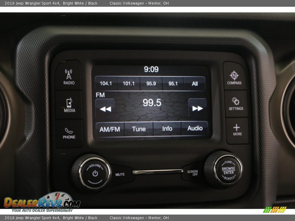 2019 Jeep Wrangler Sport 4x4 Bright White / Black Photo #10