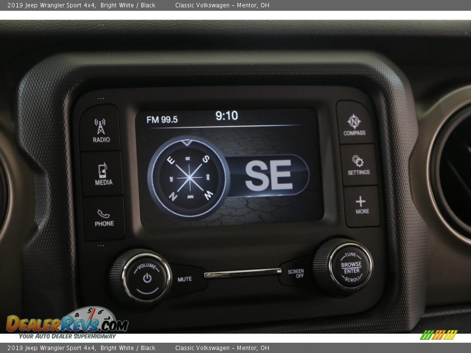 2019 Jeep Wrangler Sport 4x4 Bright White / Black Photo #12