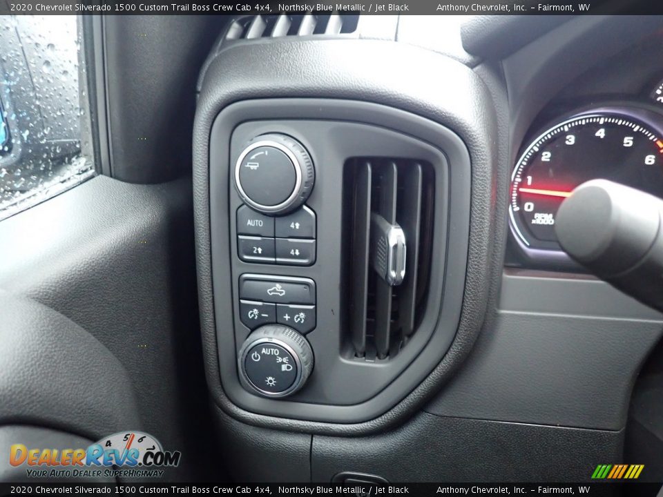 2020 Chevrolet Silverado 1500 Custom Trail Boss Crew Cab 4x4 Northsky Blue Metallic / Jet Black Photo #19