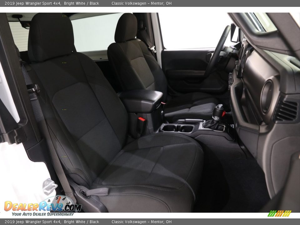 2019 Jeep Wrangler Sport 4x4 Bright White / Black Photo #15